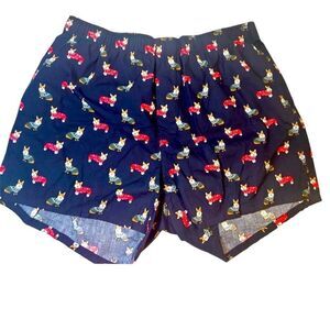 NWOT JCrew printed boxers Corgi dogs in sweaters - Large
